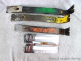 Three flat wrecking bars, longest is 14-1/2