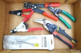 Electrician's pliers; aviation snips; ringer pliers.