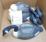 Twelve Canada goose decoys are about 22