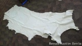 Nice tanned leather cow hide is approx 104