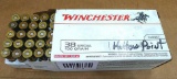 50 rounds .38 Special jacketed hollow point, various headstamps.
