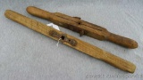 Factory made and hand made screw tip wood auger handles up to 20