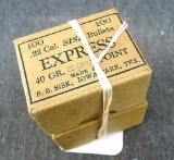 Two boxes Express 40 grain closed point .22 cal SISK bullets.