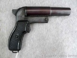 Soviet Union SPSh-44 or similar signal flare pistol.