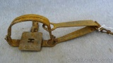 Hudson Bay Herters No.1-1/2 Model Perfect single long spring animal trap is about 9