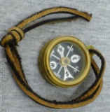 Marbles brass compass measures about 1-1/8