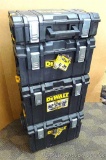 DeWalt Tough System tool storage unit. Bottom tool chest is 15