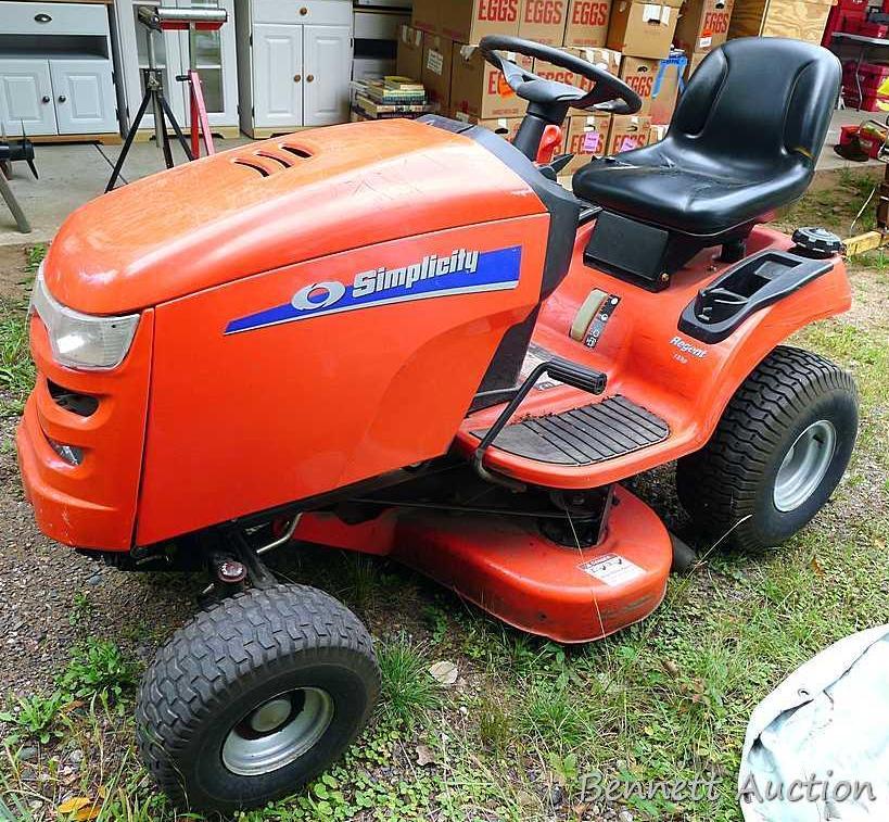 Simplicity regent 18hp sale