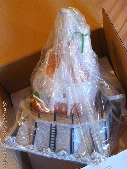 Located upstairs, bring help if needed. Lefton limited edition 2000 Racine reef lighthouse; measures