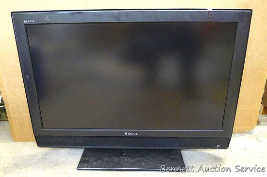 Sony 32" flat screen LCD TV. Buttons on top are missing, but still works with remote.
