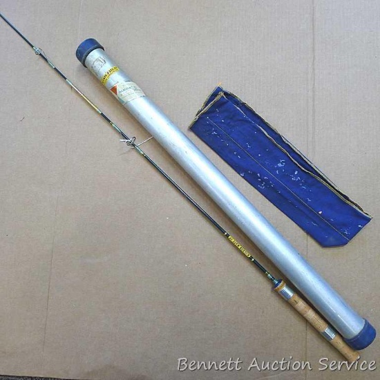 Vintage two-piece Mignon-Mate-60 fishing rod was made by Rockland Tackle Co. Inc. In nice condition,
