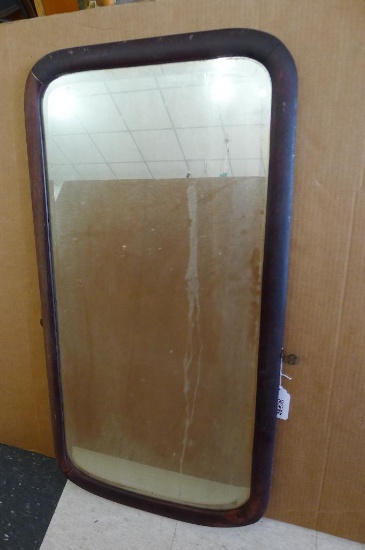 Pretty antique mirror is about 39" x 21".