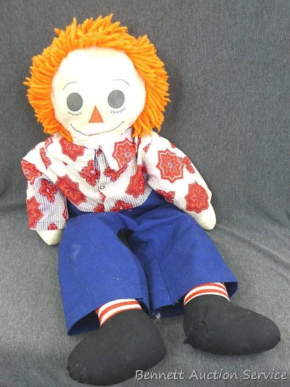 Cute Raggedy Andy doll which measures approx.. 33" x 12".