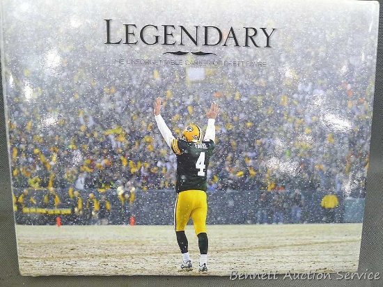 "Legendary, the Unforgettable Career of Brett Favre" coffee table book copyright 2008. A great book