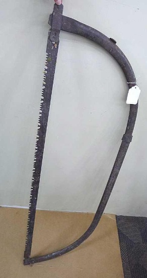 Bow saw is 4' long.