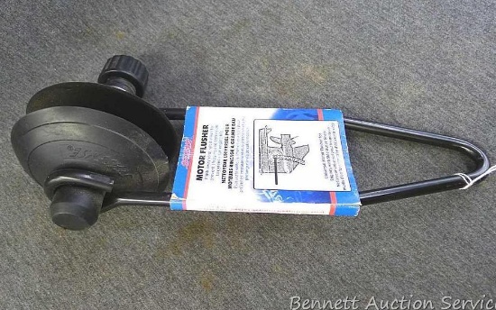 Sea Sense universal outboard or inboard/outboard motor flusher is 11" long.