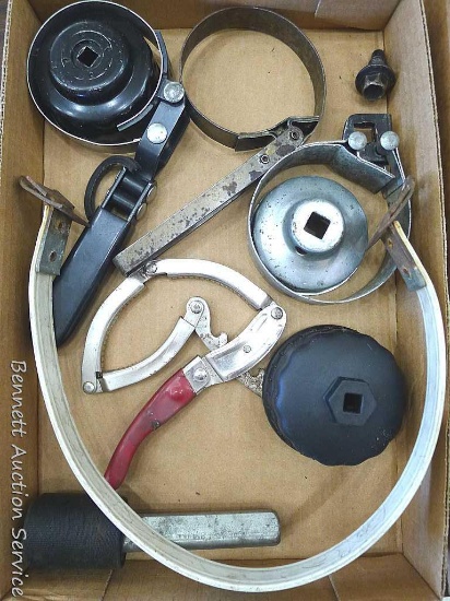 Oil filter wrenches, battery carrier, more.
