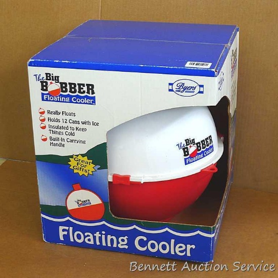 NIP Bobber floating cooler. Cooler holds 12 cans with ice and would be great for the lake house,