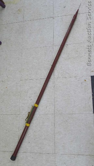 Angler telescoping fly fishing rod which measure approx.. 18' long. Seller notes "Actionrod Extendo