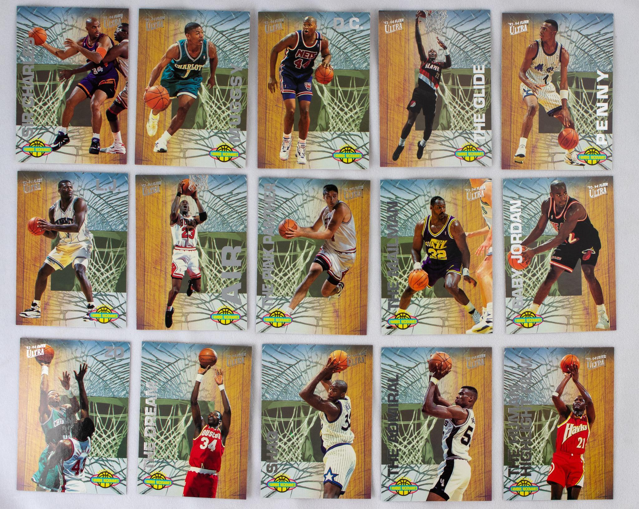 1993-94 Fleer Ultra Basketball Famous Nicknames | Proxibid