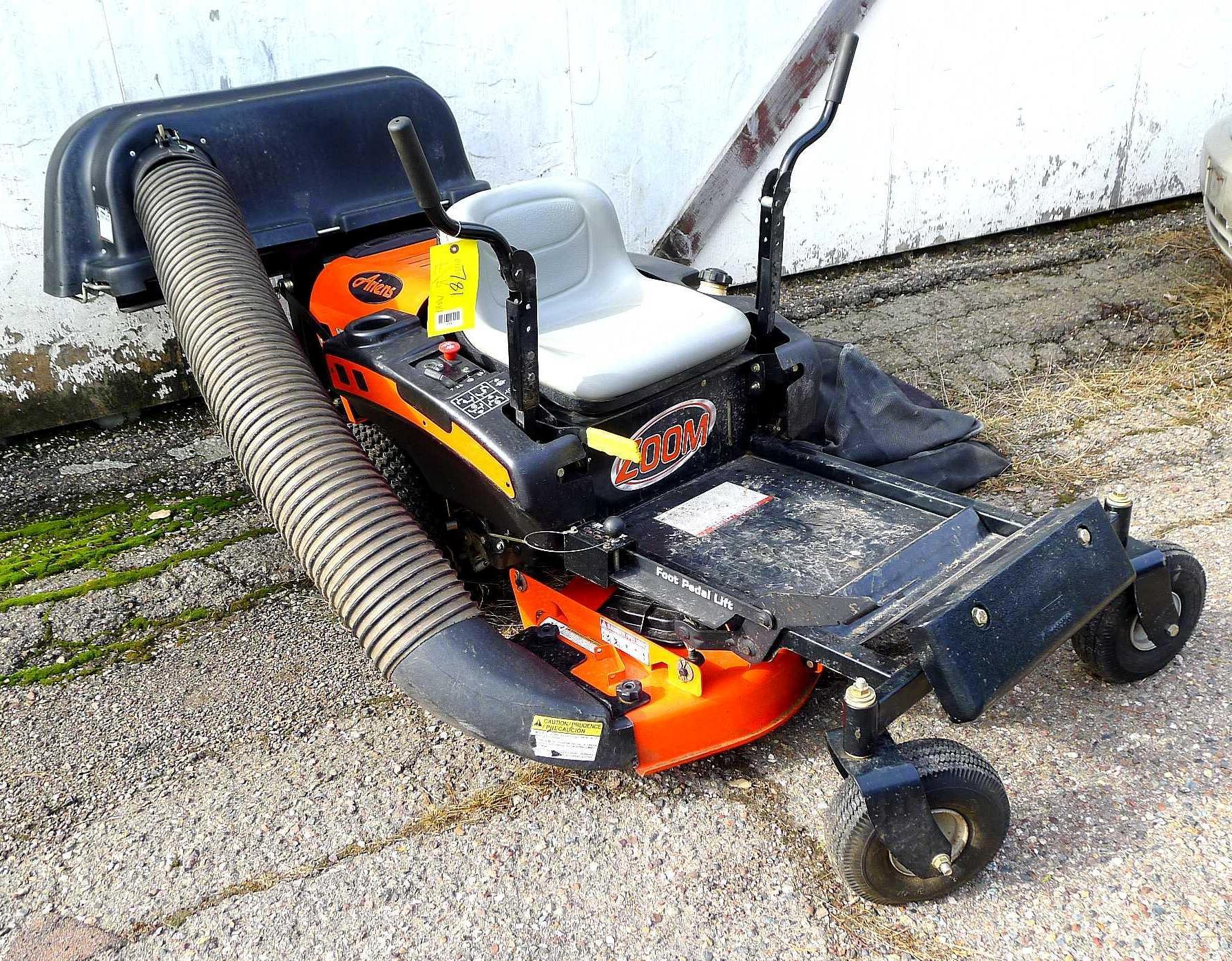 Ariens Zoom 34 zero turn mower is a handy size Proxibid