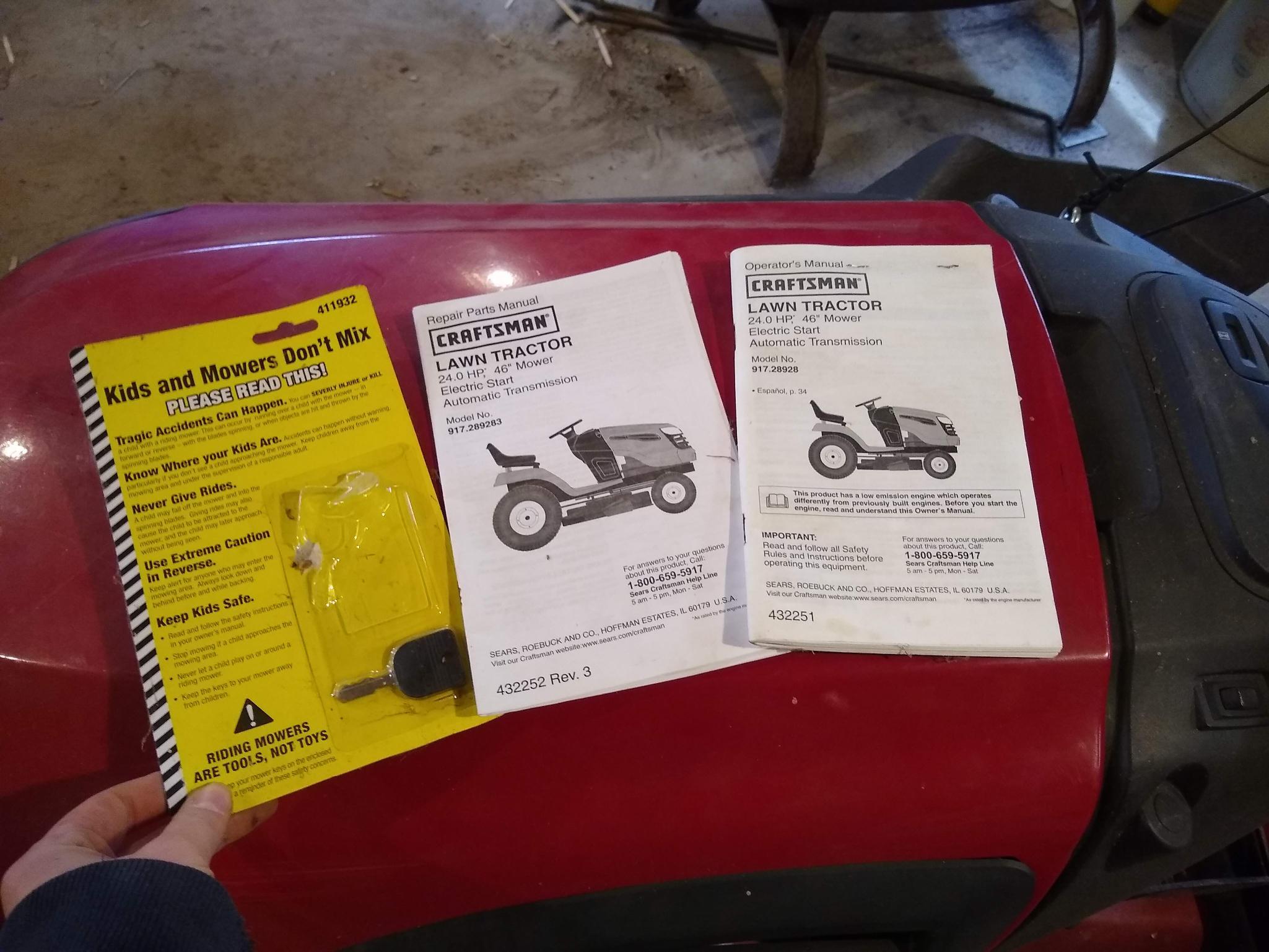 Craftsman YTS 4000 24 horsepower lawn tractor, Proxibid