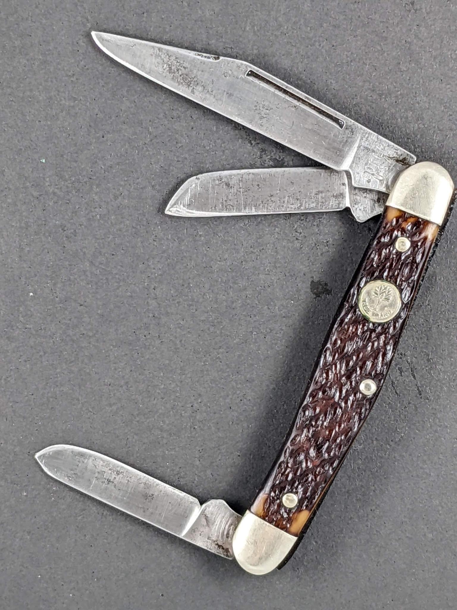 Boker USA Tree Brand pocket knife is marked 8588 | Proxibid