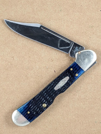 Case XX USA lock-back folding knife is marked 61549 L SS. Measures about 7-1/2" long overall when