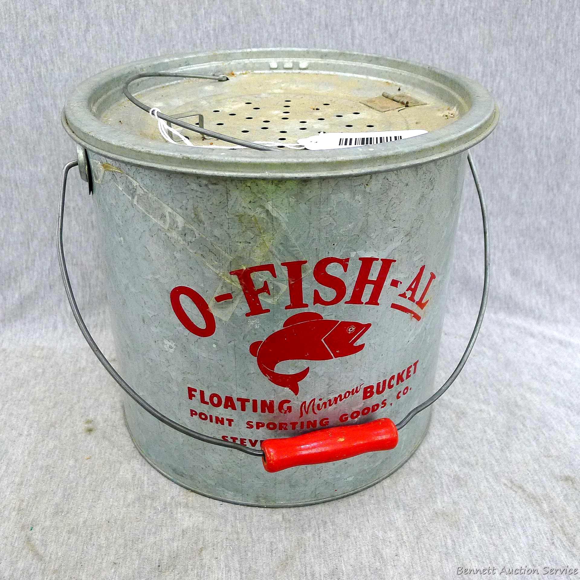 O-Fish-Al Floating Minnow Bucket, made by Point