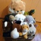 Nice collection of stuffed animals in good condition including turtle, horses, bear, bunny and lots
