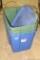 Three 18 gallon Rubbermaid totes with lids.