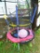 Children's small trampoline with net; overall measurement is 50