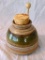 Stoneware honey jar; measures 5-1/2