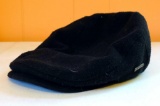 Stetson flat cap; size large. Fabric feels like a fleece.