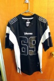 NFL Viking No 69 Allen football jersey looks to be size 48 and is in good condition.