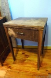 Empty sewing cabinet; measures 21-1/2