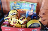 SpongeBob items including games, clock, hat, Christmas DVD, toys and more.