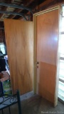 Handy hollow core closet door in frame measures 25-3/4