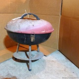 Cute little Cuisinart charcoal grill is approx. 15