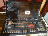 Socket set with both metric & English with 3/8