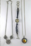 Ginger Snap necklace, Nugz necklace and Jewel la la bracelet. All have interchangeable snaps to