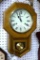 Classy Montgomery Ward Co. 31 day wall clock. Case measures 19