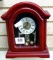 Wood cased Westminster clock with anniversary clock-style movement. Case measures 10-1/2