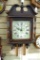 New England Clock was made in Bristol, Conn. Seller notes clock runs and is missing back panel.