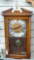 Linden Wall Clock, is marked West Germany on face. Seller notes eight day clock runs, measures about