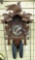 HECO Eight Day Cuckoo Clock, face marked Germany. Seller notes runs but needs some TLC, cabinet