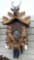 Seller notes Stag Head musical cuckoo clock runs. Face marked Germany, measures about 20'' over stag