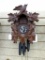 Seller notes that this German musical cuckoo clock runs. Measures about 13'' over wooden trim