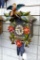 Rose Cuckoo Clock, seller notes runs. Measures about 12'' tall over trim. Looks to be in good