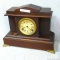 Antique Ansonia Clock Co. mantle clock was made in USA in New York. Measures about 15